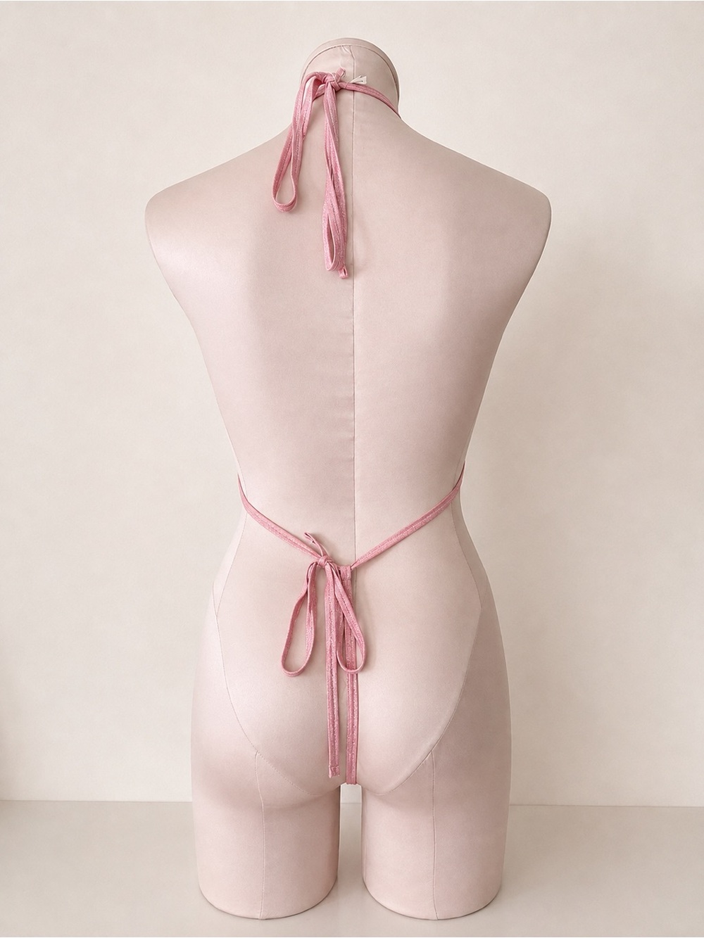 Iridescent Pink Micro One Piece Rave - Picture 3 of 3